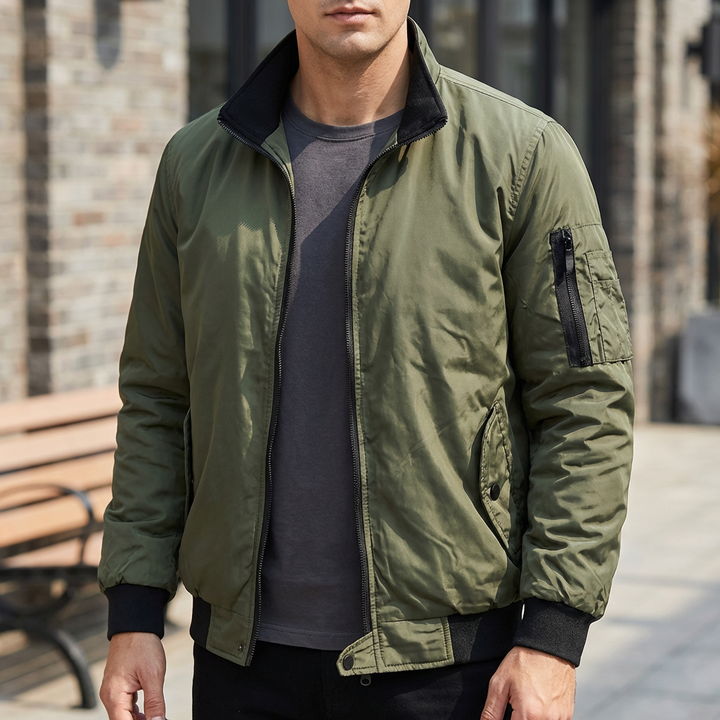 Wind-resistant Bomber Jacket for Men