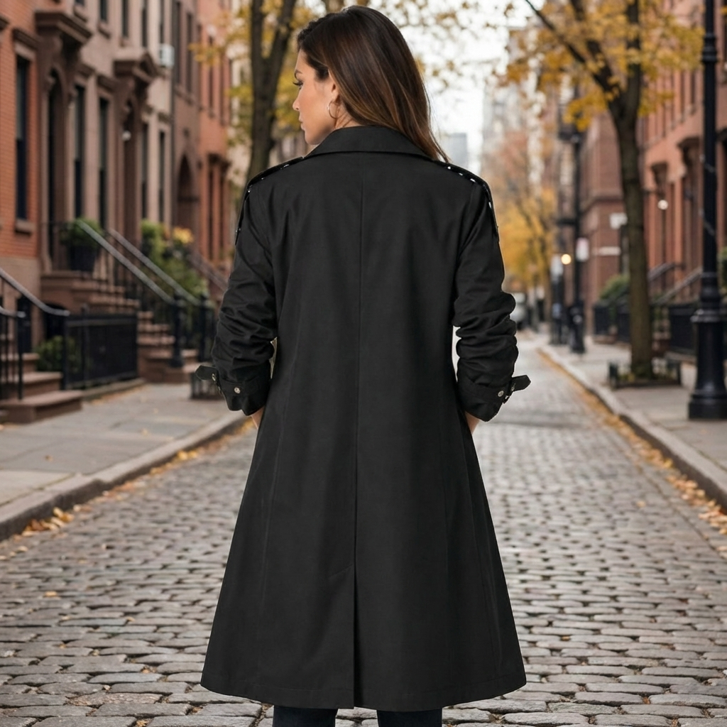 Women’s Trench Coat with Hood