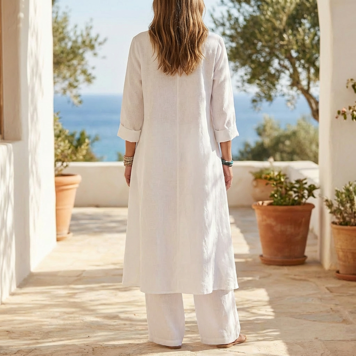 Loose Fit Tunic and Pants Set for Women