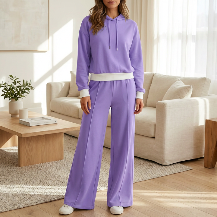 Stylish Two-Piece Jogging Lounge Set for Women