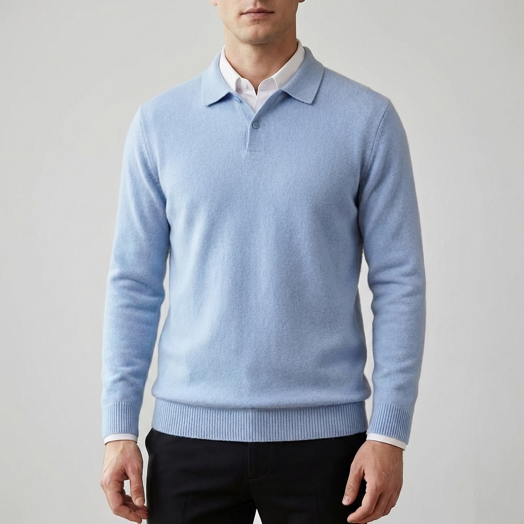 Faux fine Wool-like Sweater for Men