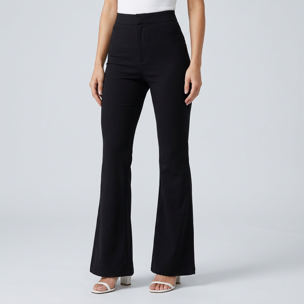 Trendy Corduroy Flare Pants for Women