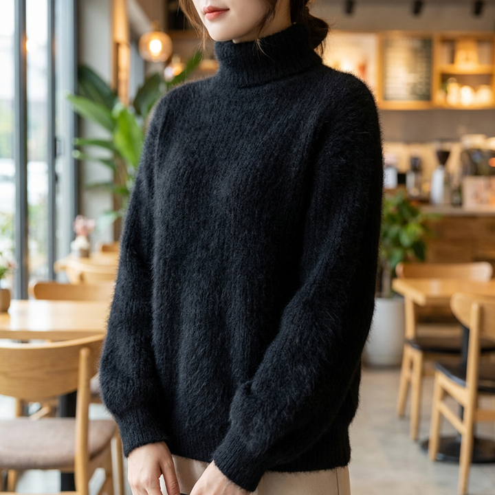 Mohair Turtleneck Sweater