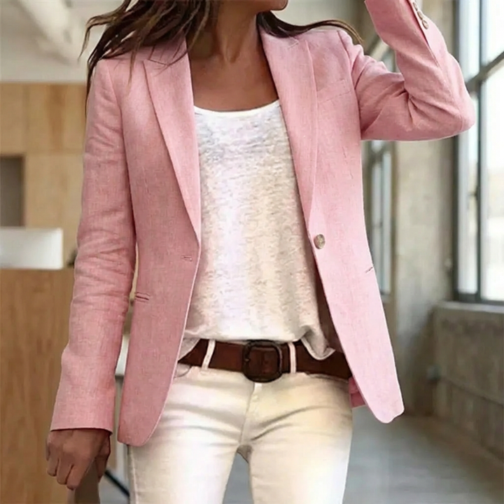 Tailored Single-Button Blazer for Women