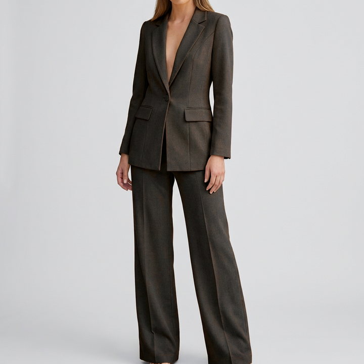 Elegant Blazer and Pants Set for Women