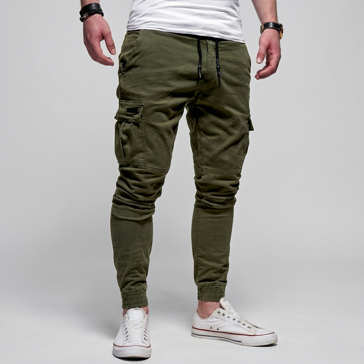 Cargo Pants with Flap Pockets for Men