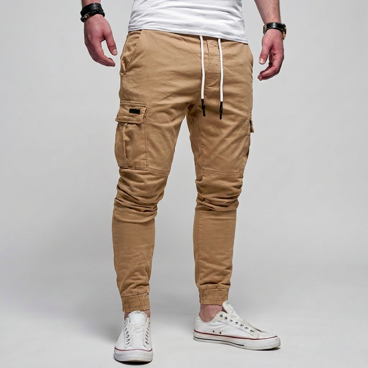 Cargo Pants with Flap Pockets for Men
