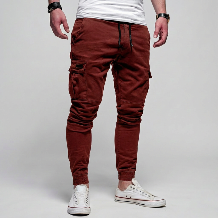 Cargo Pants with Flap Pockets for Men