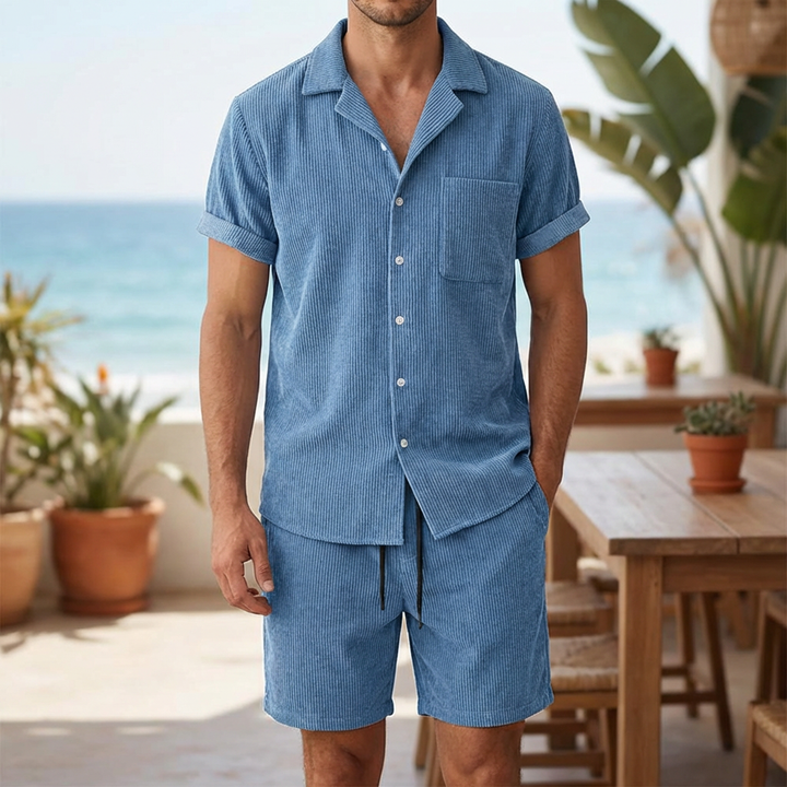 Breeze Set – Corduroy Shorts Set for Men