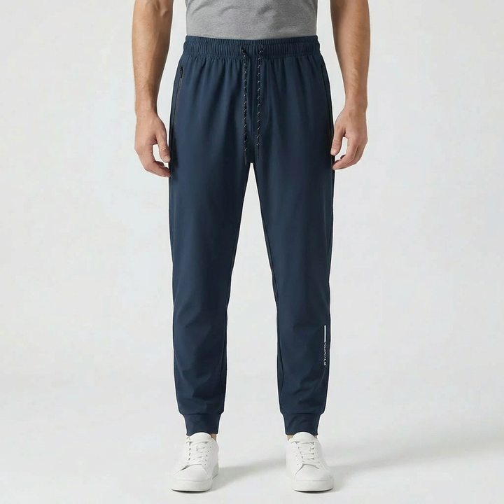 Cropped Loose-Fit Men's Jogger Pants