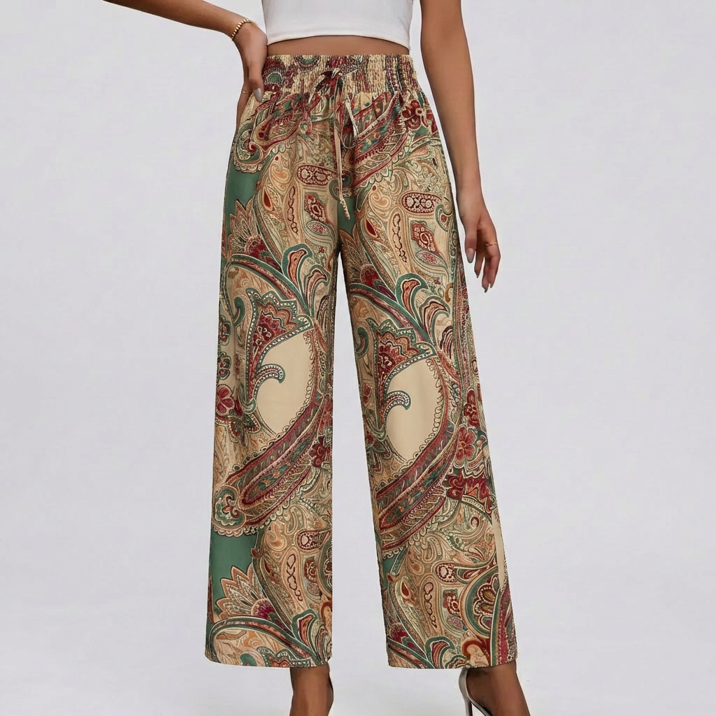 Bohemian Wide-Legged Trouser for Women