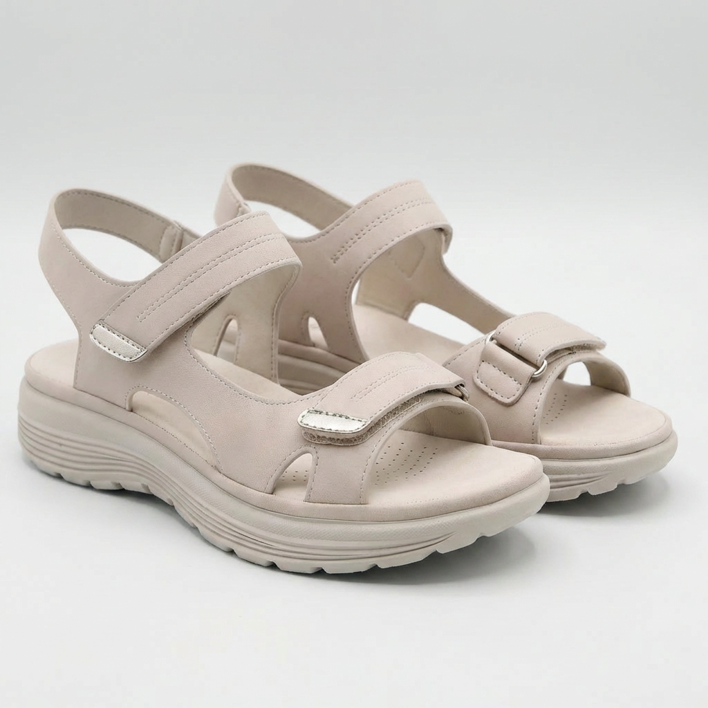 Adjustable Strap Open-Toe Sandals for Women
