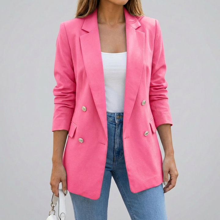 Tailored Double-Breasted Blazer for Women