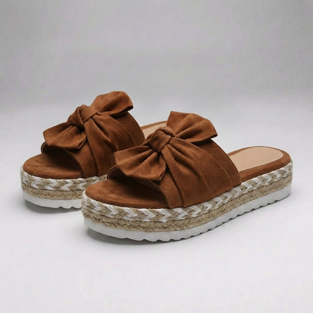 Open-Toe Platform Sandals for Women