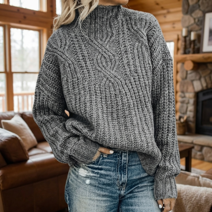 Knitted Women's Sweater Comfort Meets Style