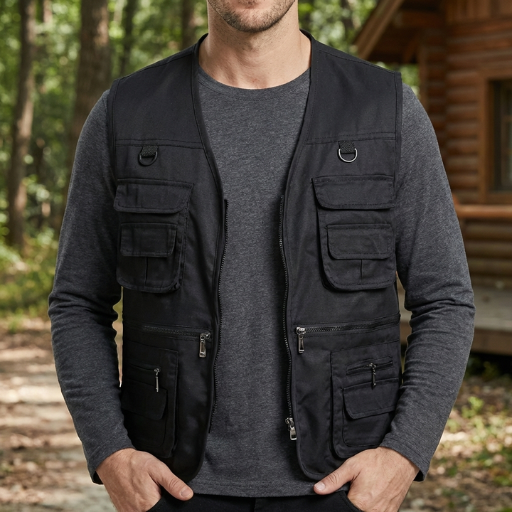 Multifunctional Outdoor Hiking Vest for Men