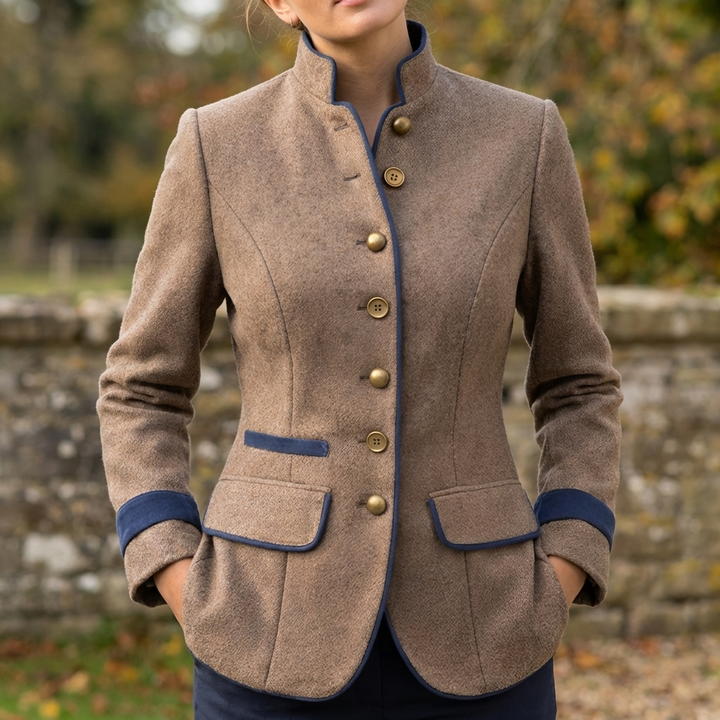 Elegant Ladies Jacket in Plain Color