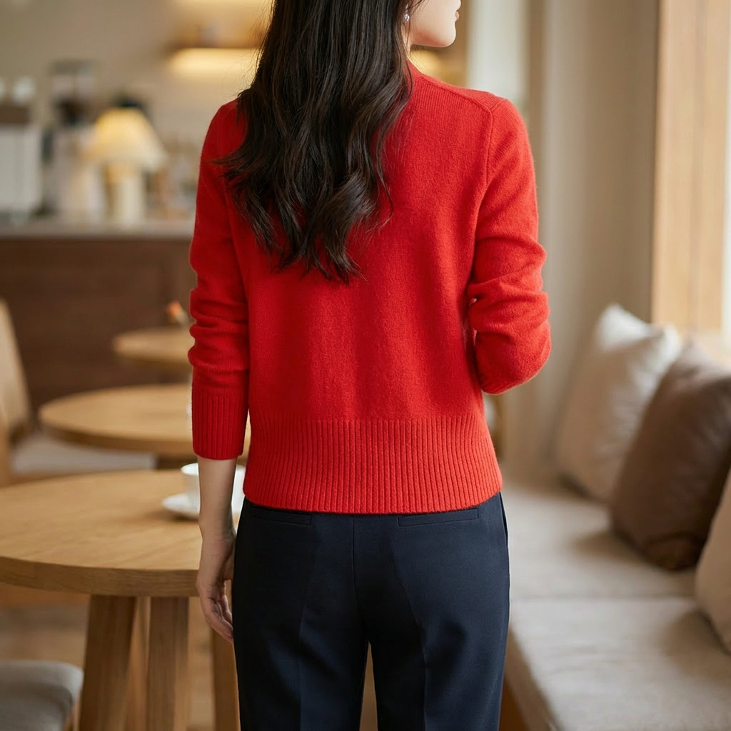Cozy V Neck Knitted Cardigan for Women