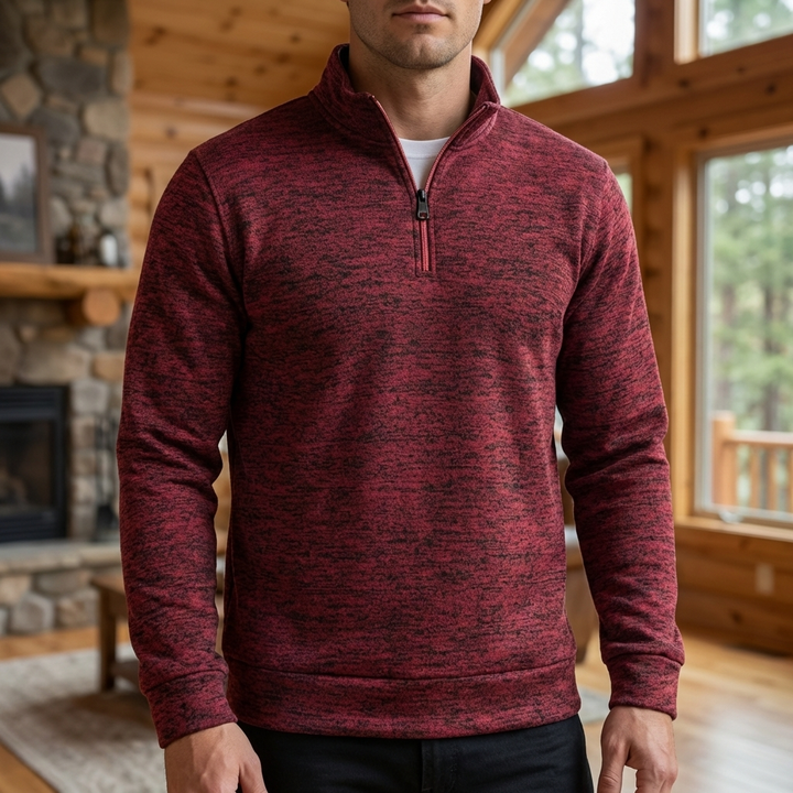 Men's Summer Sweater with Zipper