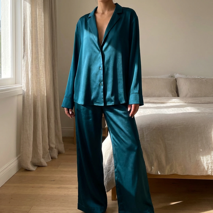 Women’s Satin Loungewear Set