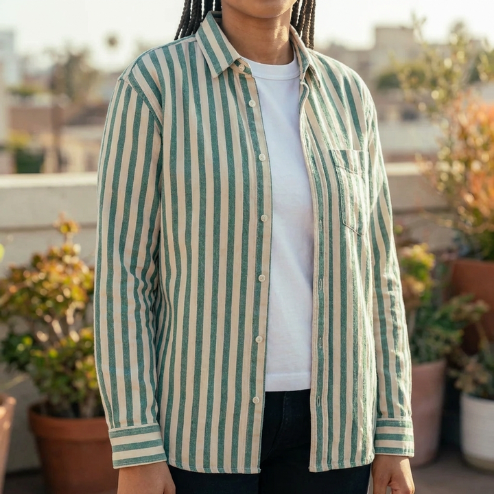 Casual Long Sleeve with Chest Pocket for Women