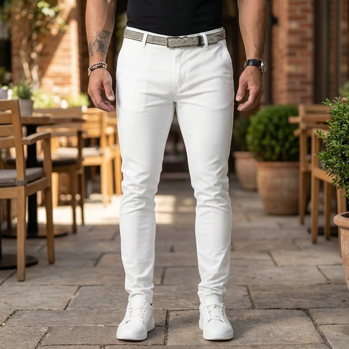 Slim Fit Chino Pants for Men
