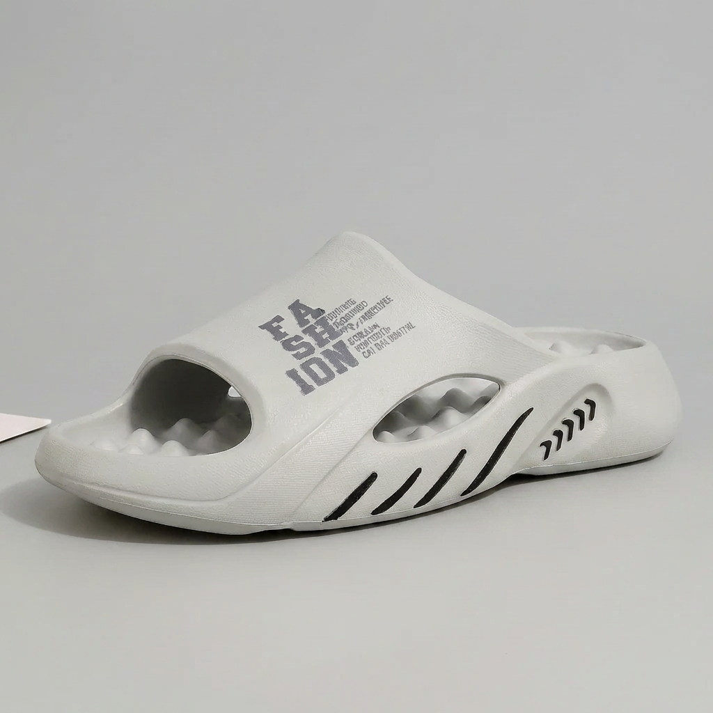Cushioned Flat Slide Sandals For Men