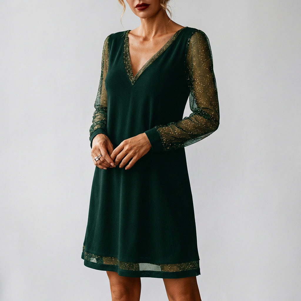 Elegant Timeless Dress in Sustainable Luxury