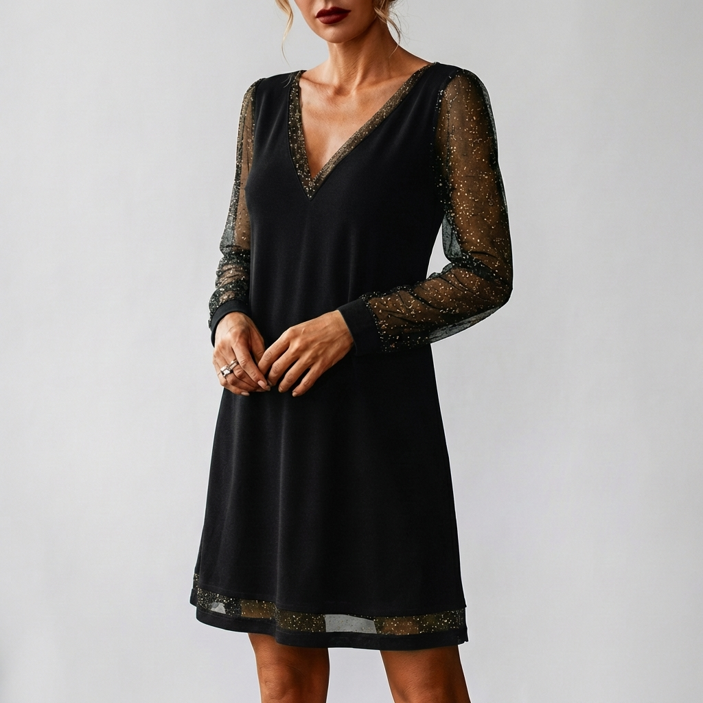 Elegant Timeless Dress in Sustainable Luxury