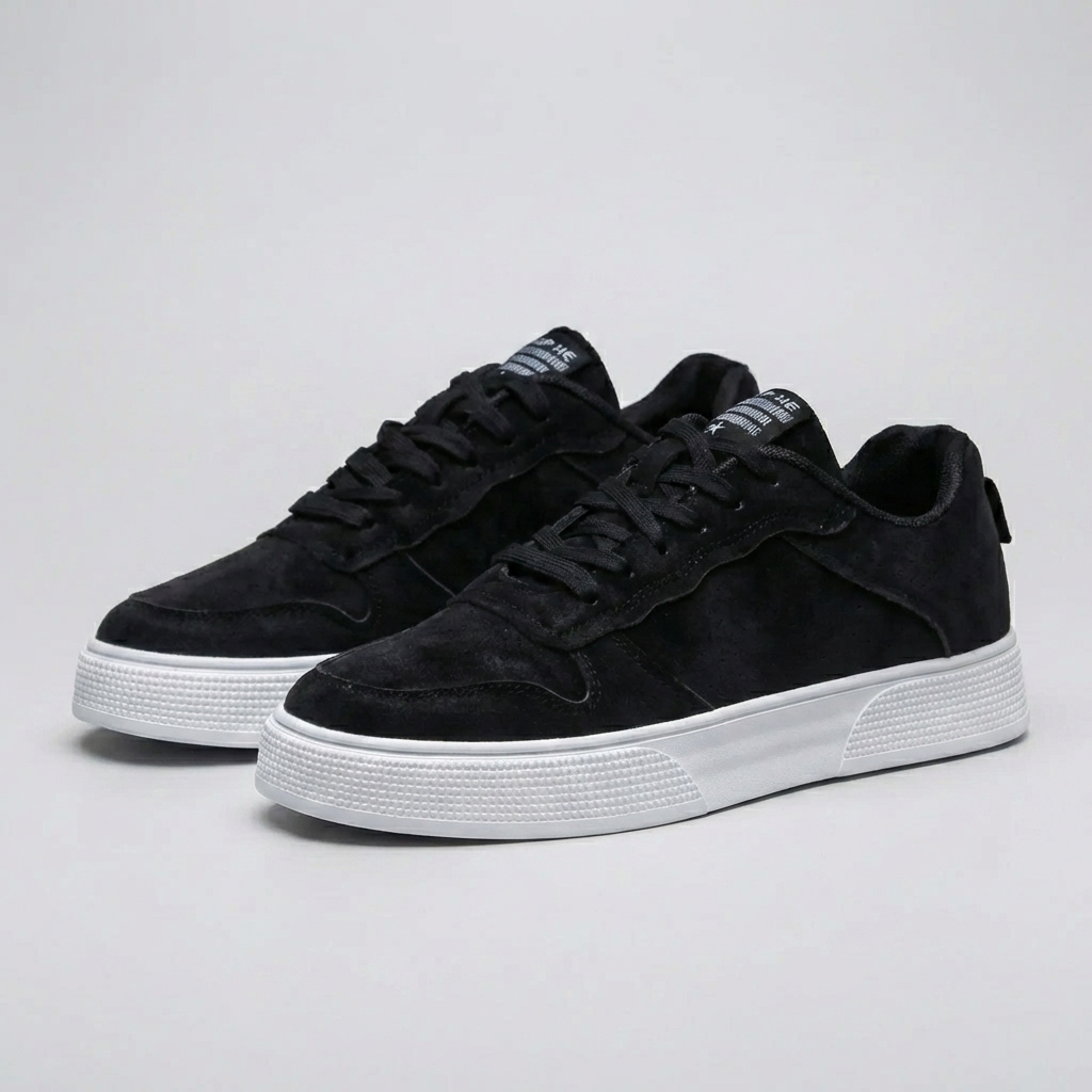 Low-Top Lace-Up Casual Shoes for Men
