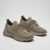 Breathable Lace-Up Knit Sneaker