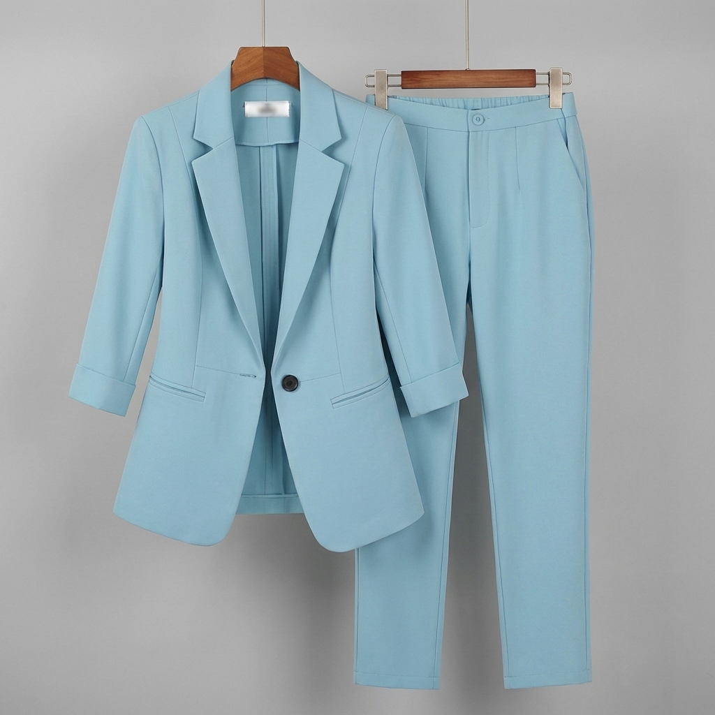 Women’s Formal Suit Set with Blazer and Pants