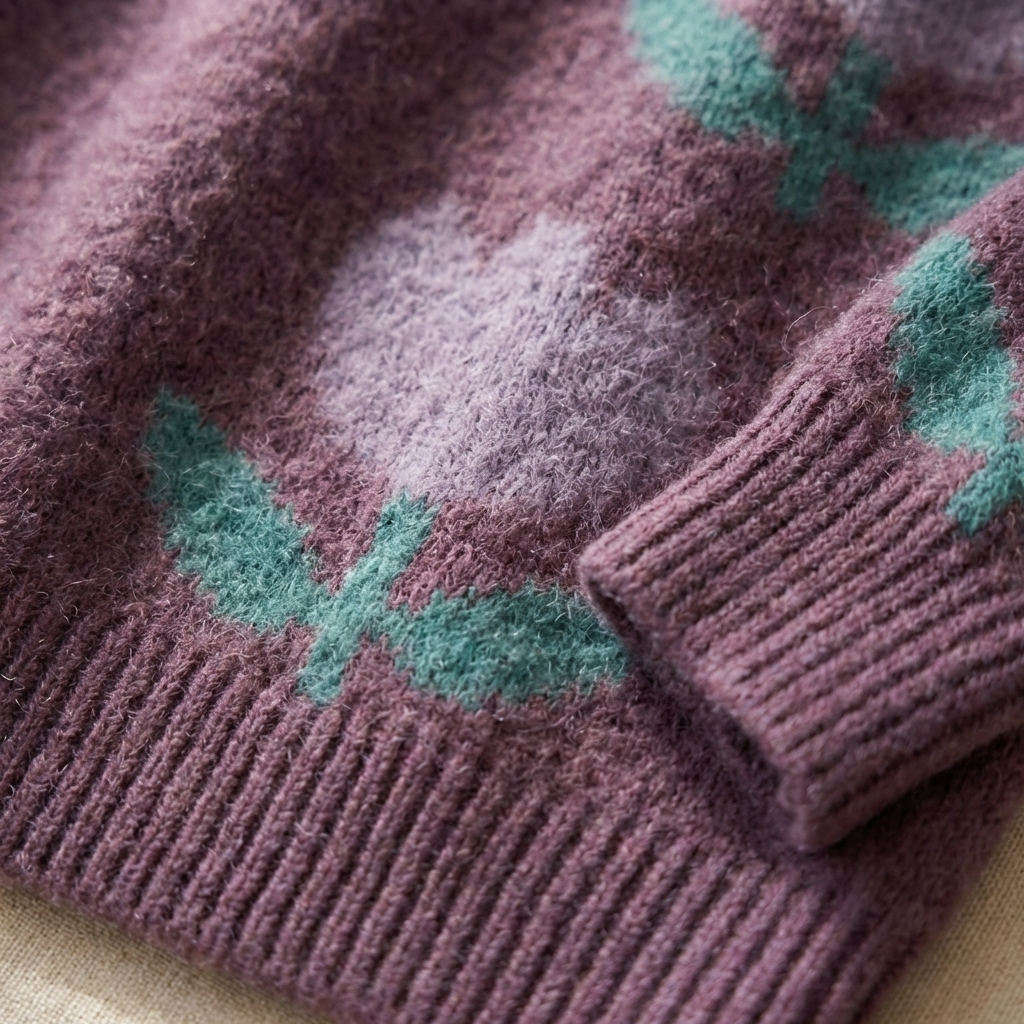 Floral Print Kids Pullover Sweater