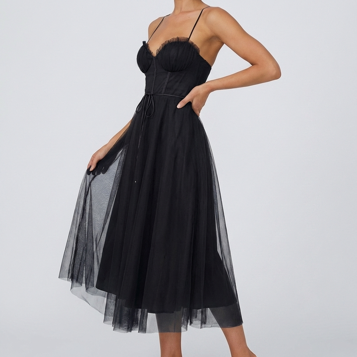 Women’s Lightweight Sleeveless Maxi Dress with V‑Neck