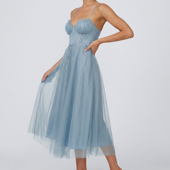 Women’s Lightweight Sleeveless Maxi Dress with V‑Neck