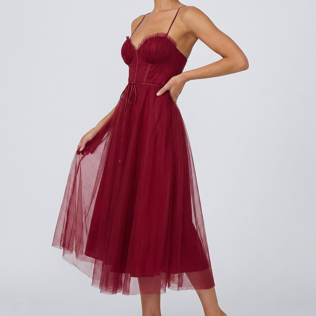 Women’s Lightweight Sleeveless Maxi Dress with V‑Neck