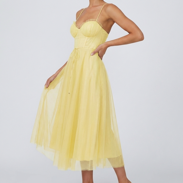 Women’s Lightweight Sleeveless Maxi Dress with V‑Neck