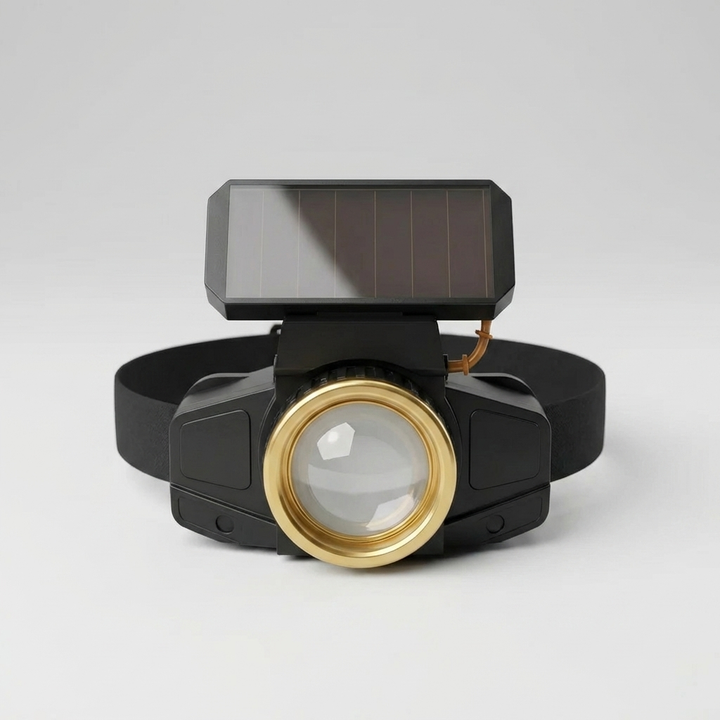 Solar-Powered Wearable Headlights