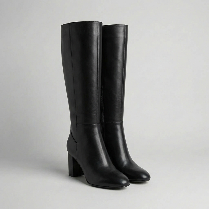 Knee-High Block Heel Boot for Women