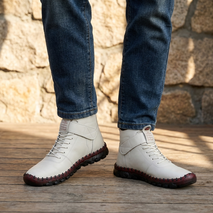 Lace-Up  With Grip Sole Shoes For Men