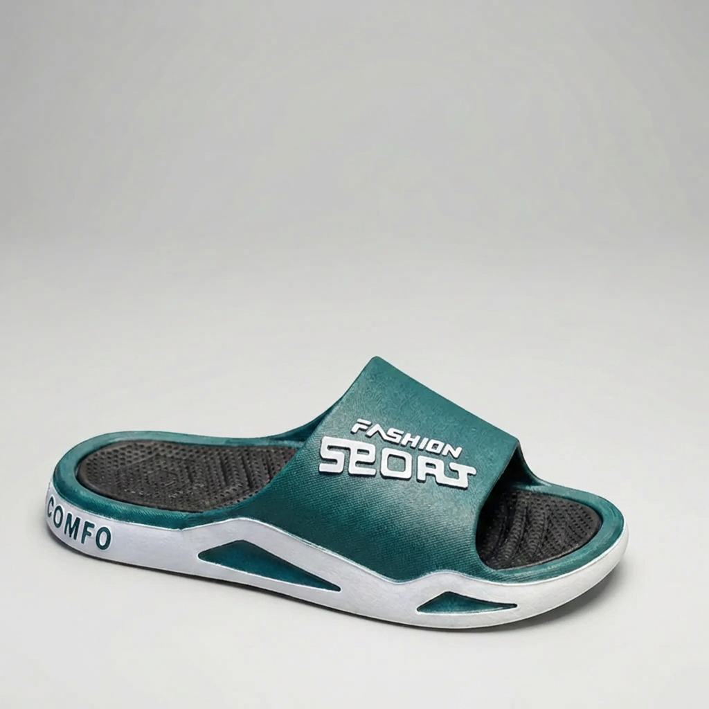 Sporty Slip-On Slide Sandals For Men