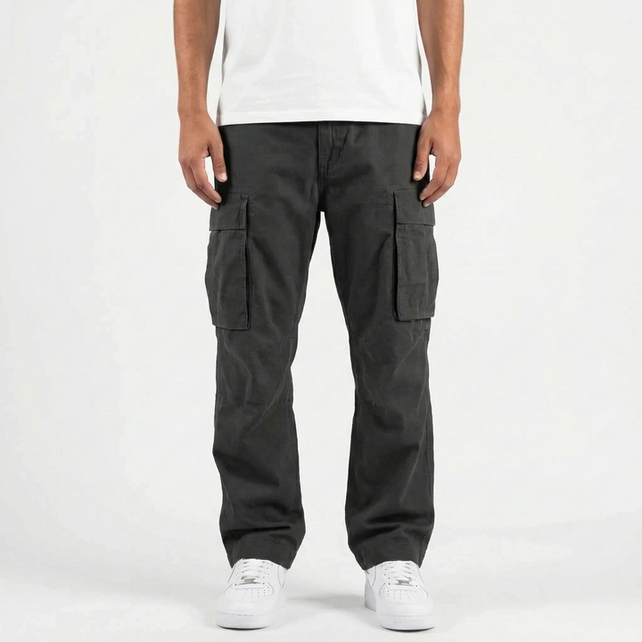 Multi-Pocket Stretch Cargo Pants for Men