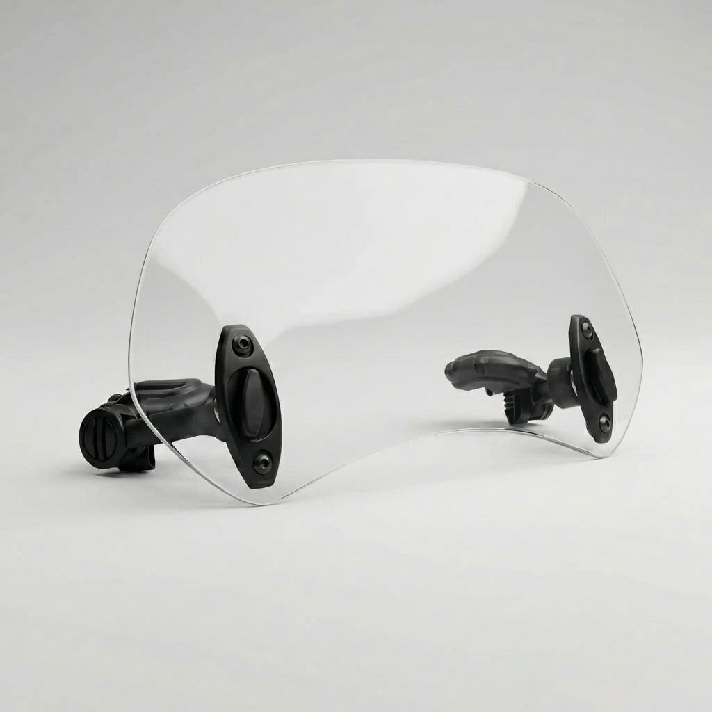 Adjustable Motorcycle Windshield Spoiler Extension
