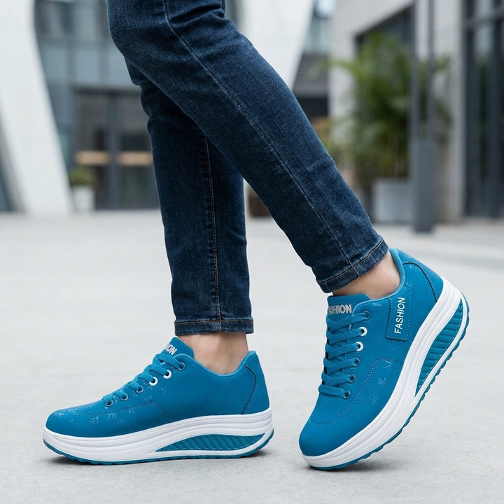 Lace-Up Platform Sneaker For Women