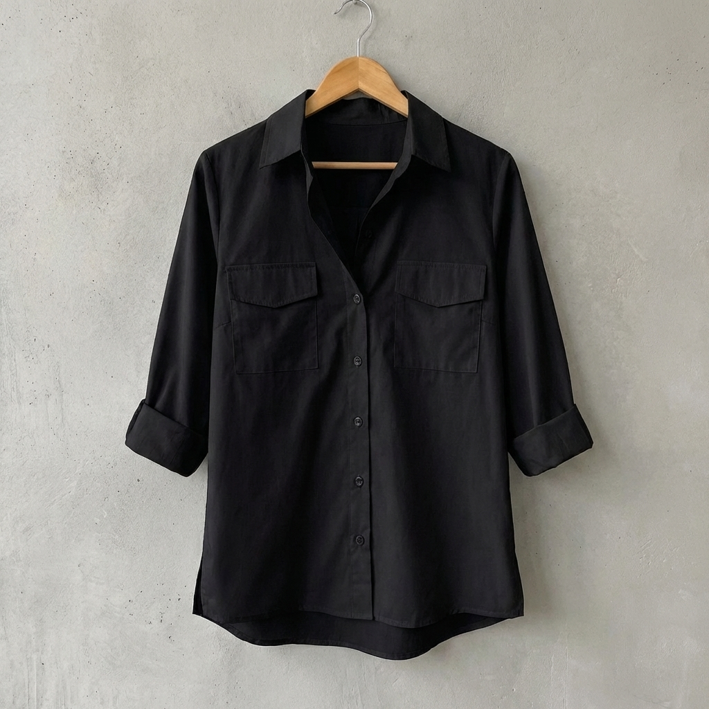 Women’s Button-Up Blouse with Effortless Elegance