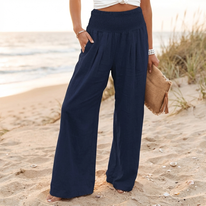 Elegant Stretchy Palazzo Pants for Women