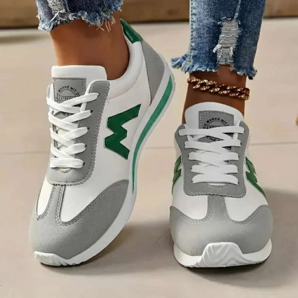 Lace-Up Retro Sneaker For Women