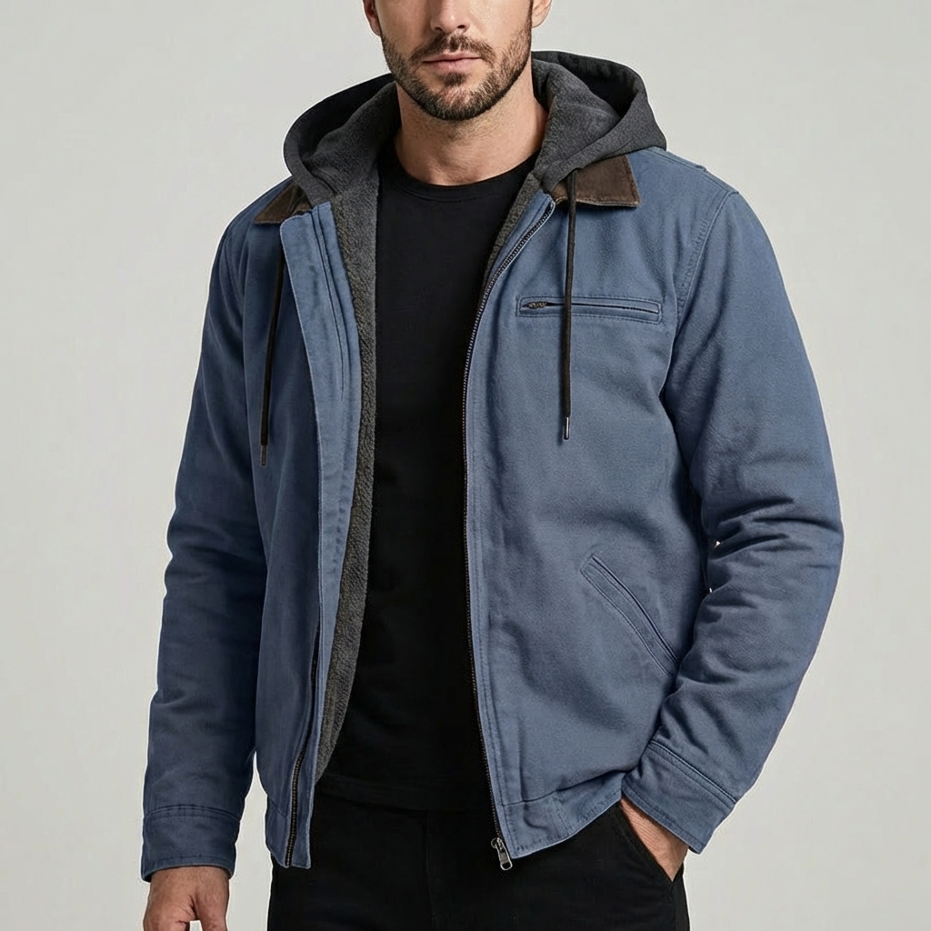 Classic Hooded Jacket for Men