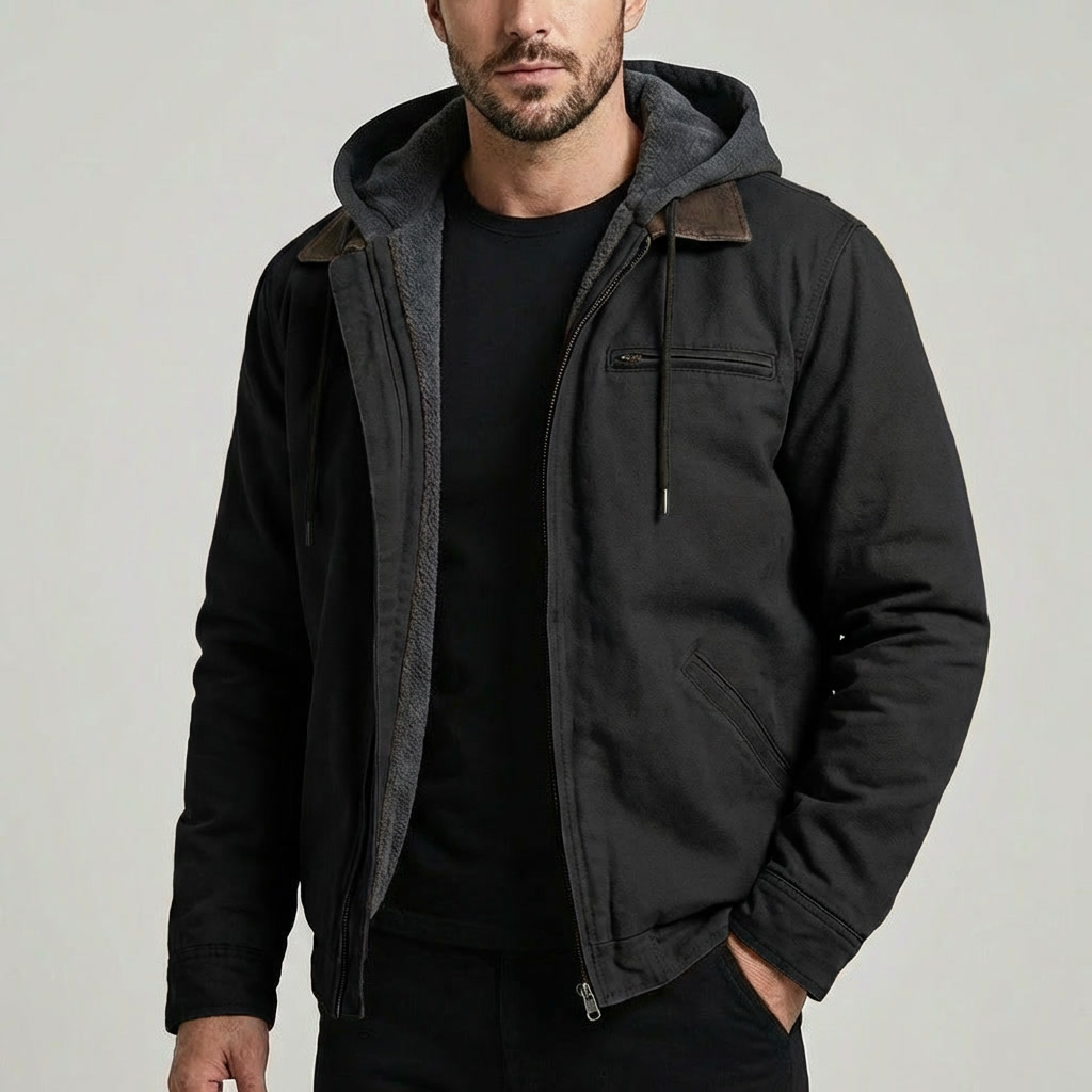 Classic Hooded Jacket for Men