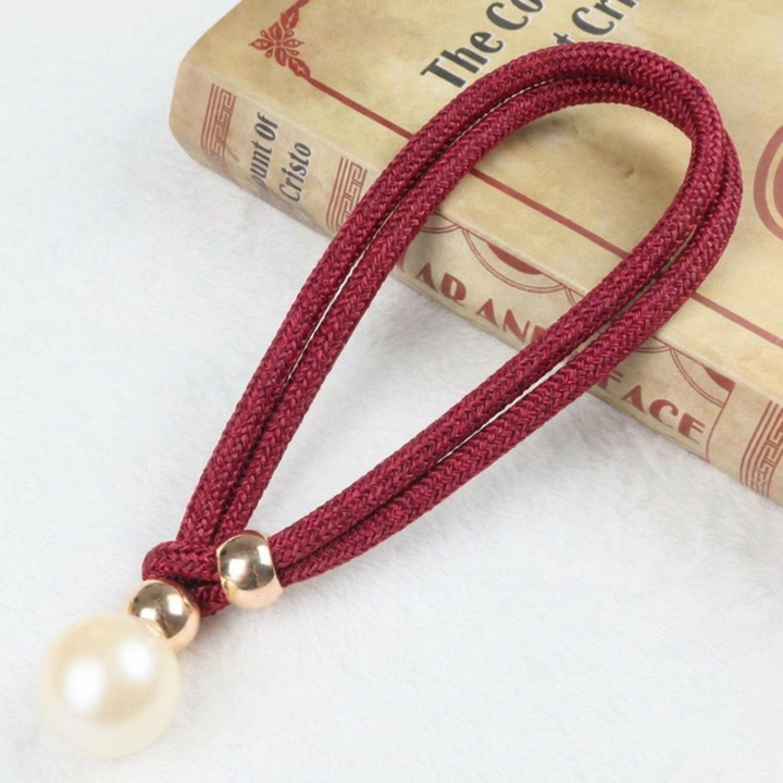 Lustrous Elegant 2-Piece Set  Pearl Curtain Tie Back